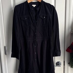 GAP Black Midi Dress